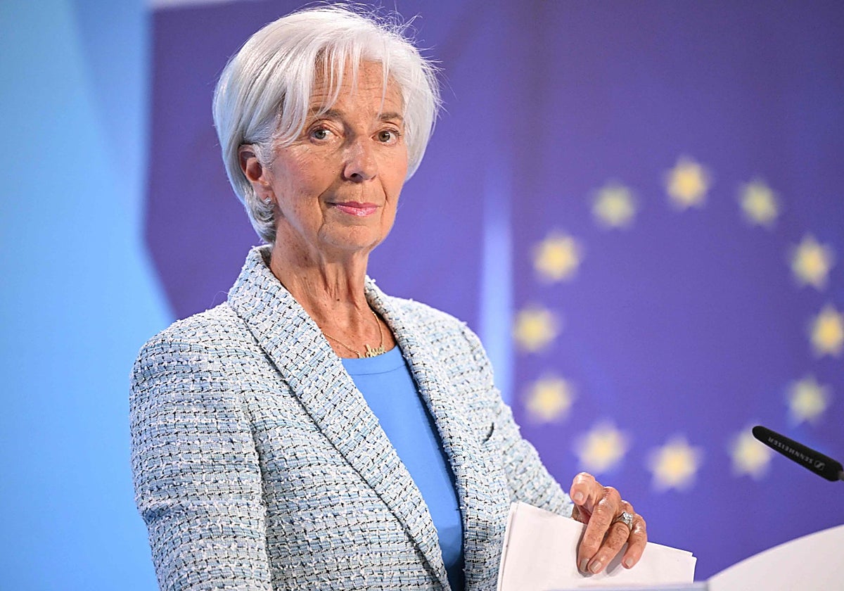 Christine Lagarde, presidenta del BCE