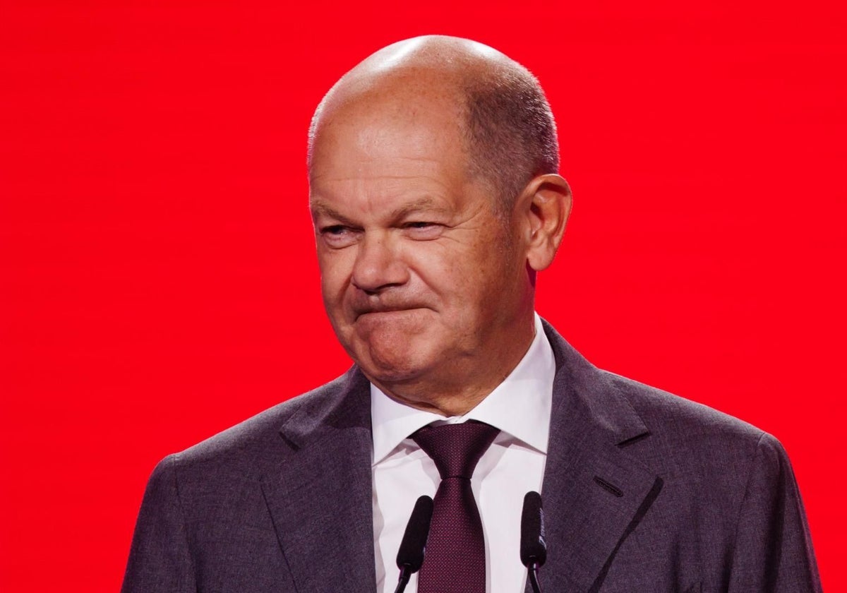 El canciller alemán, Olaf Scholz