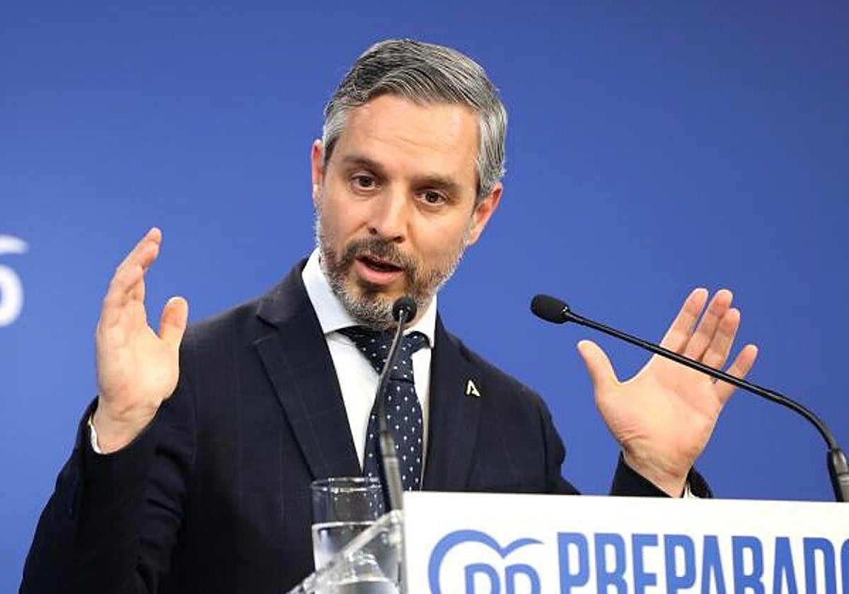 El portavoz de Economía del PP, Juan Bravo