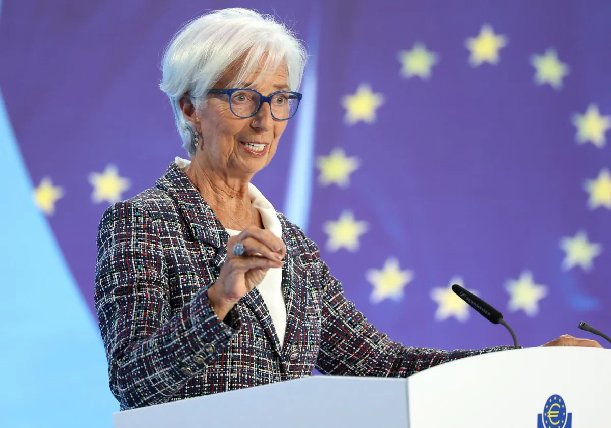 La presidenta del BCE, Christine Lagarde