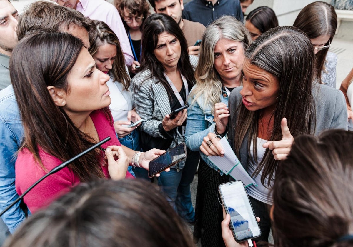 La líder de Junts en el Congreso, Miriam Nogueras