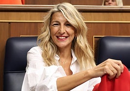 Yolanda Díaz quiere que los contratos bonificados por la reducción de jornada salgan de los 2,5 millones de parados