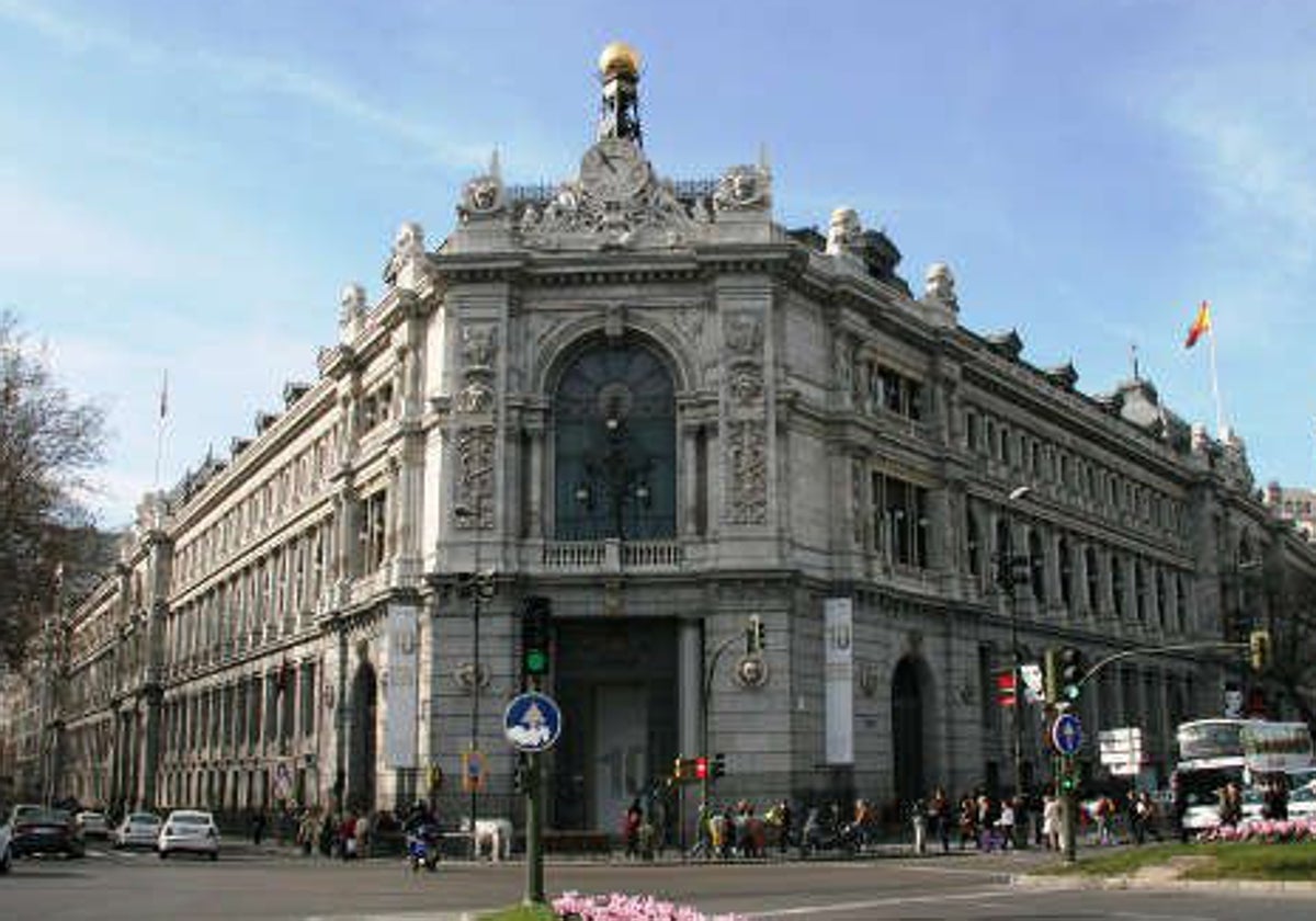 Imagen de la sede Central del Banco de España en Madrid