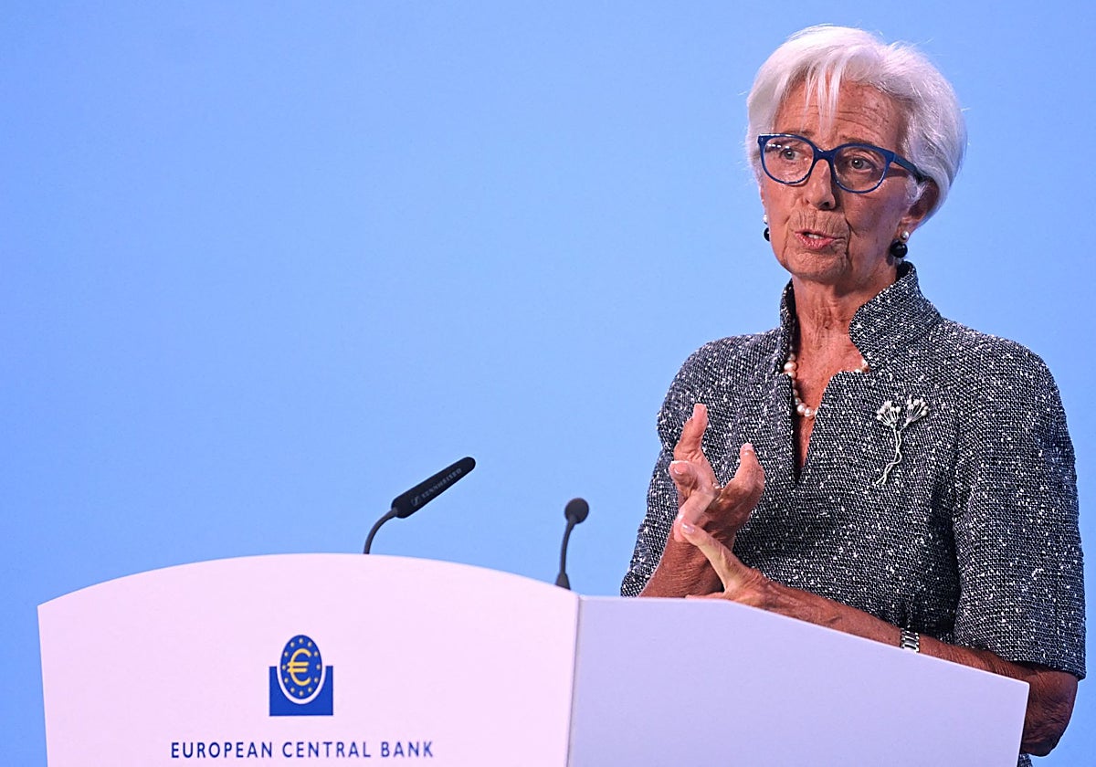 Christine Lagarde, presidenta del BCE