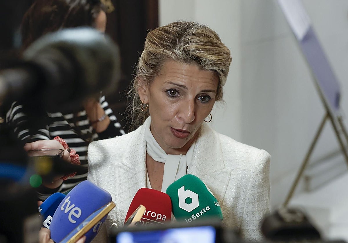 La vicepresidenta segunda, Yolanda Díaz