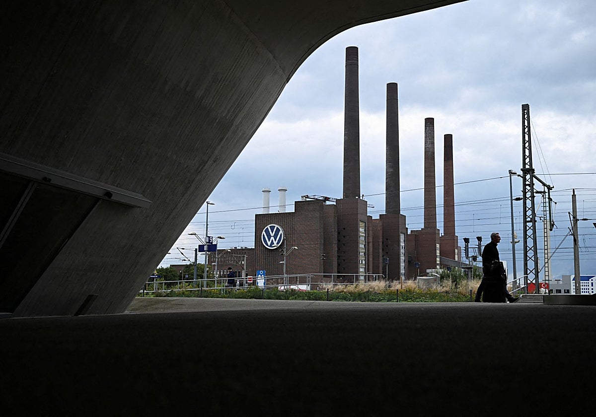 Una planta de Volkswagen