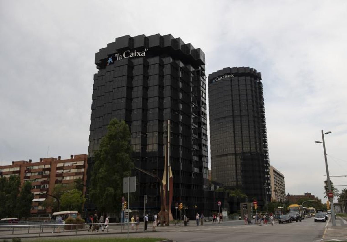 Las 'torres de La Caixa', en Barcelona