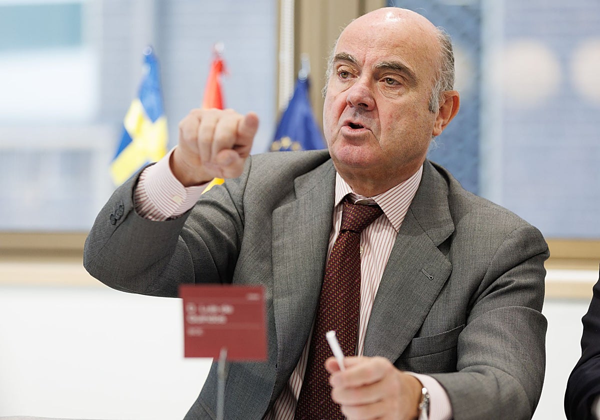 Luis de Guindos, vicepresidente del BCE