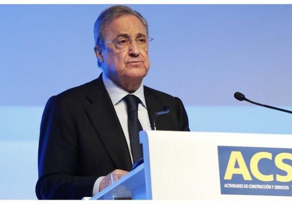 Florentino Pérez, presidente de ACS