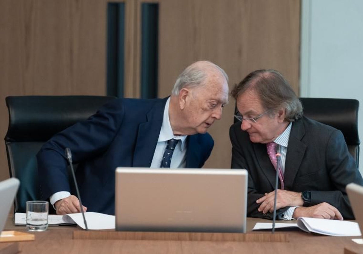El presidente de Colonial, Juan José Brugera (izquierda), y el consejero delegado de Colonial, Pere Viñolas