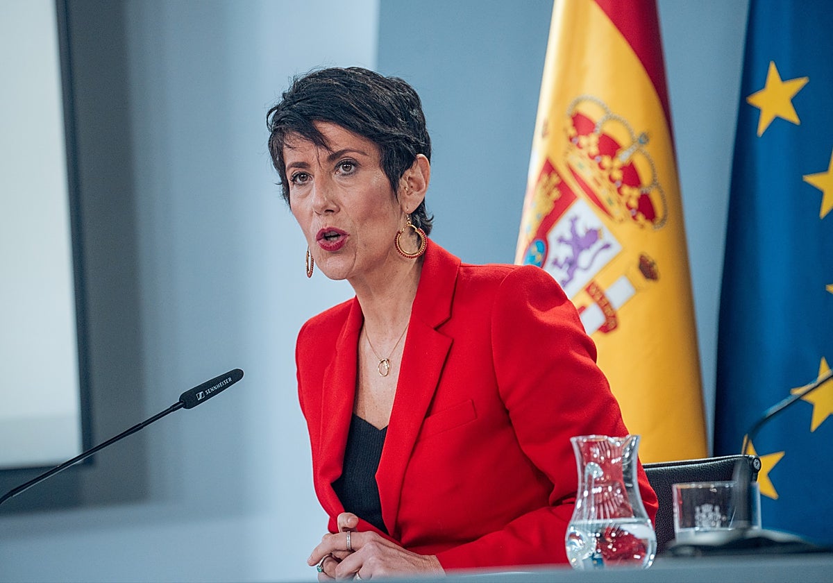 La ministra de Inclusión, Seguridad Social y Migraciones, Elma Saiz