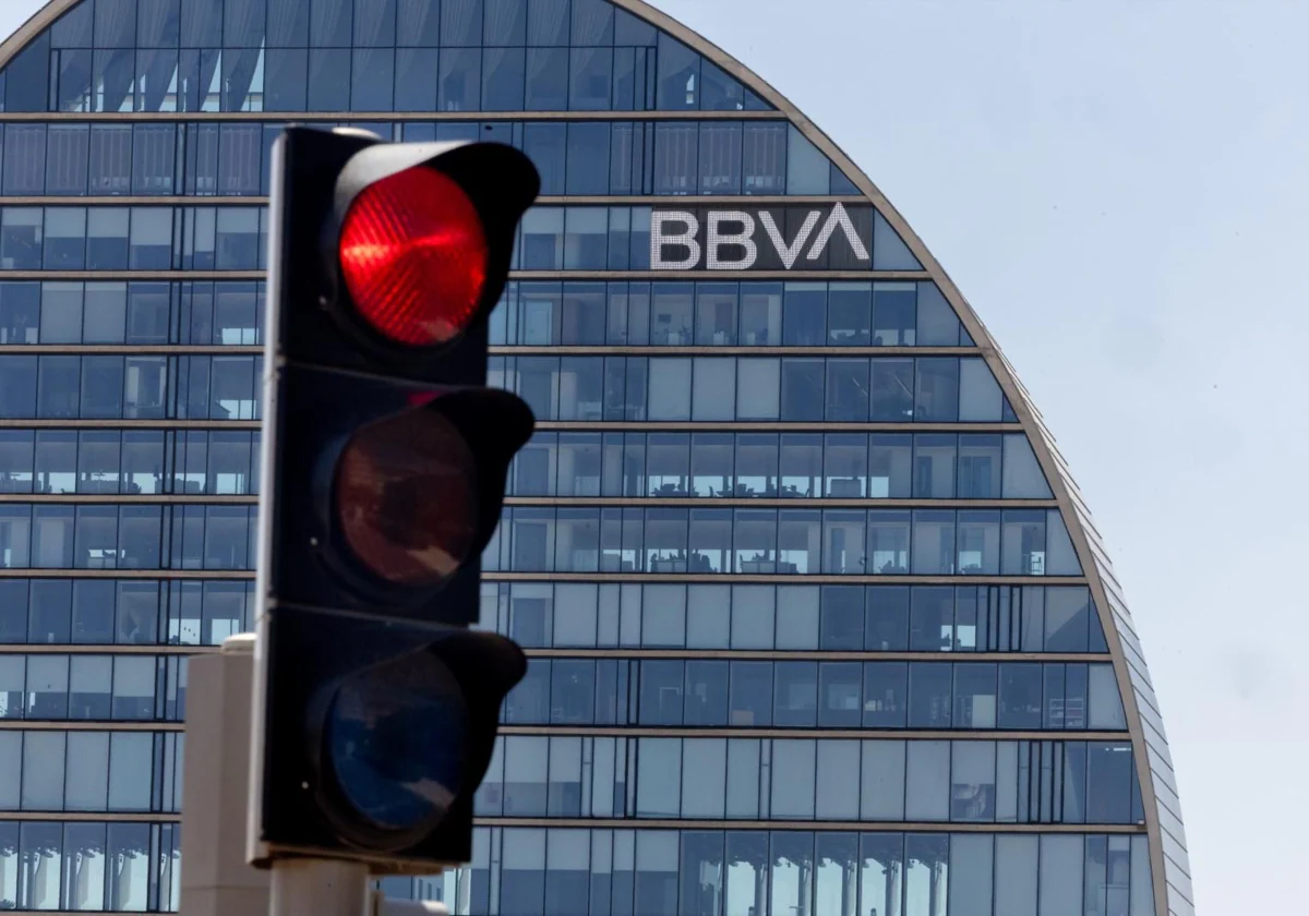 La sede de BBVA en Madrid