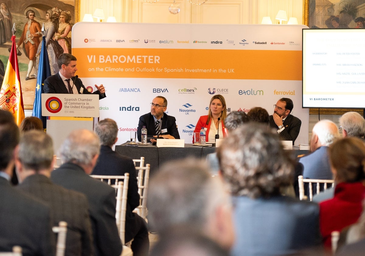 El evento de presentación del «Barómetro sobre Clima y Perspectivas de la Inversión Española en el Reino Unido»