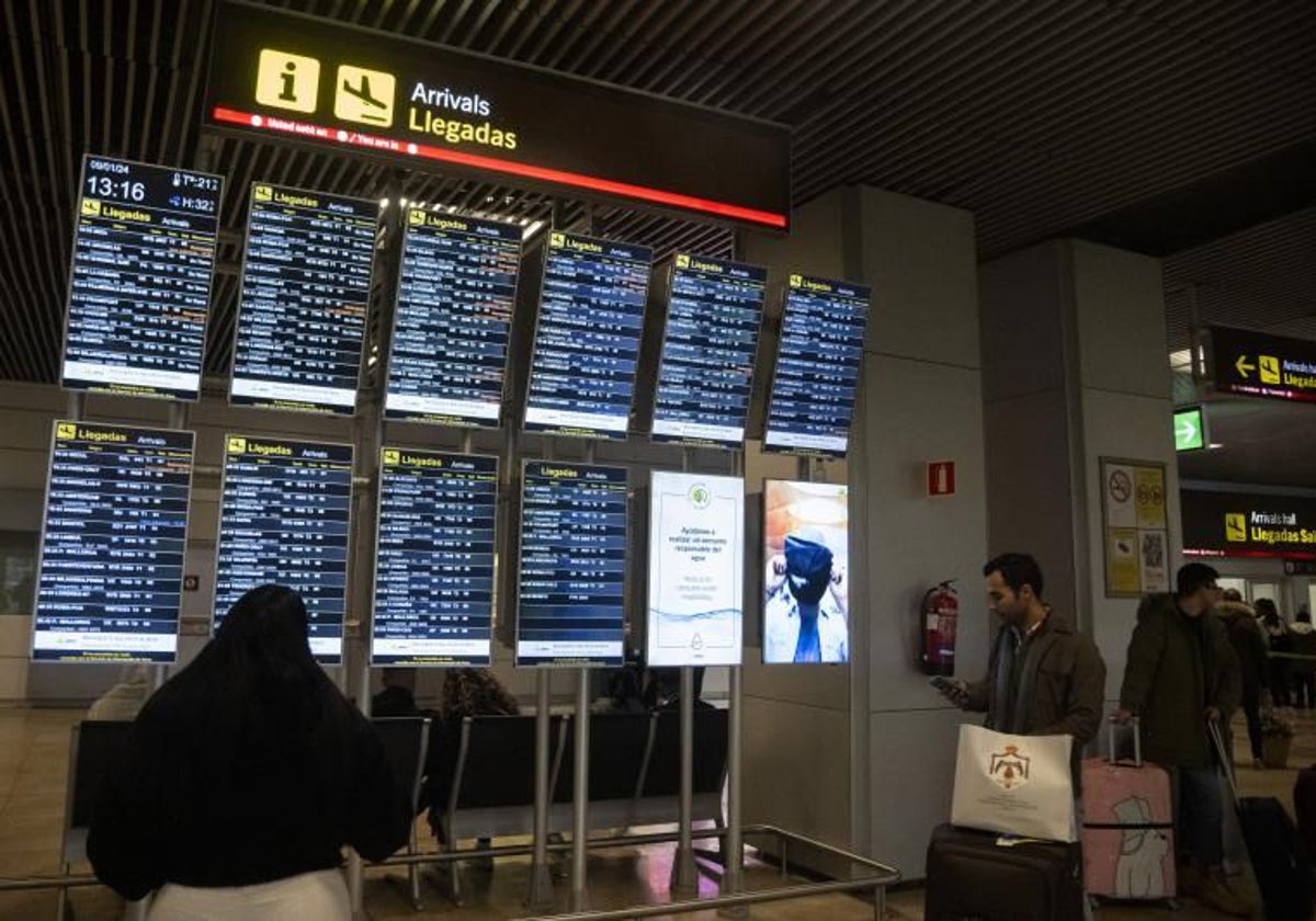 Aeropuerto de Barajas en Madrid