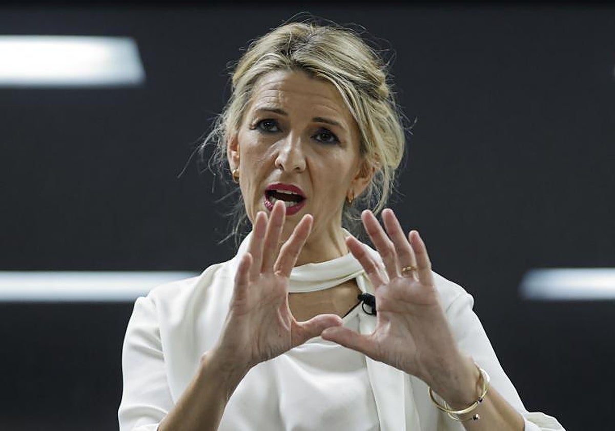 La vicepresidenta segunda, Yolanda Díaz