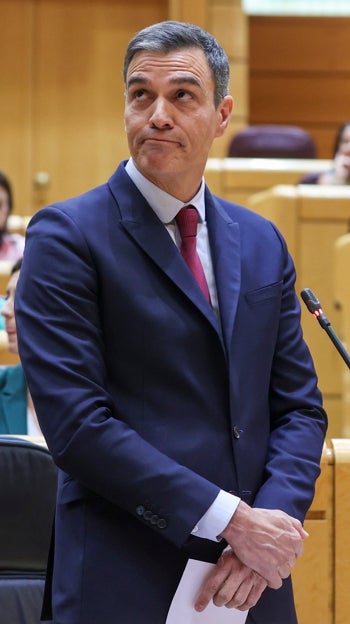 El presidente del Gobierno, Pedro Sánchez