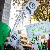 Una protesta de Csif el pasado mes de diciembre