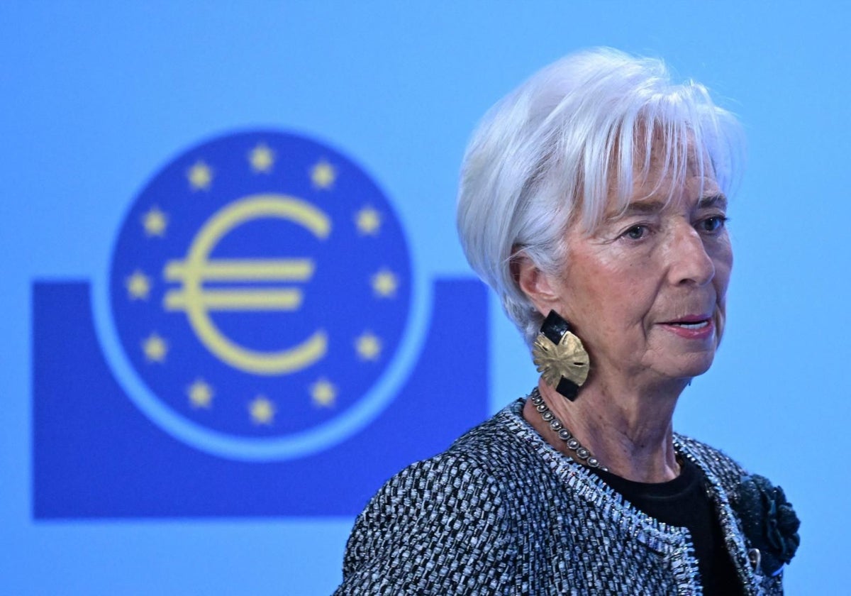 Christine Lagarde, presidenta del BCE