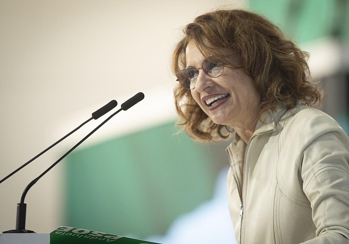 La ministra María Jesús Montero