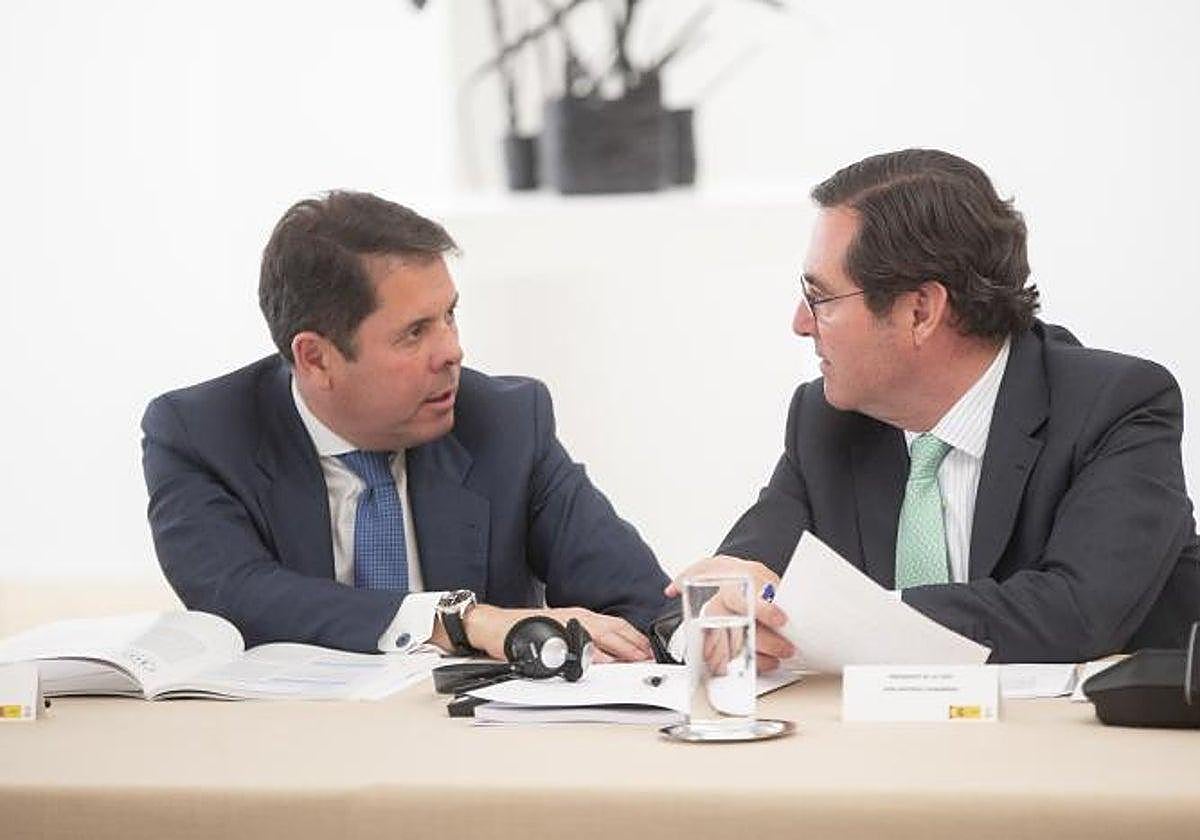 Gerardo Cuerva y Antonio Garamendi en una imagen de archivo