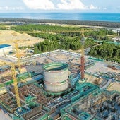 China es el país más adelantado en el desarrollo de los SMR. Arriba, el pequeño reactor modular de la provincia de Hainan, en el sur del país