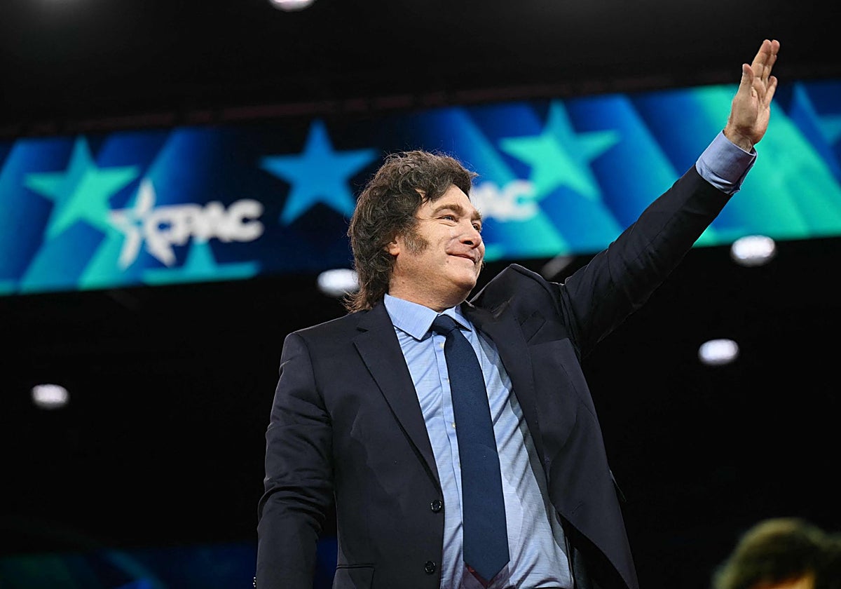 El presidente argentino, Javier Milei