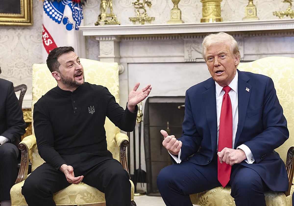 Zelenski y Trump en su encuentro en la Casa Blanca