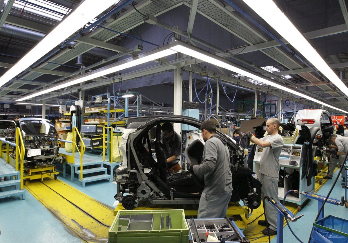 Factoría de coches en Valladolid.