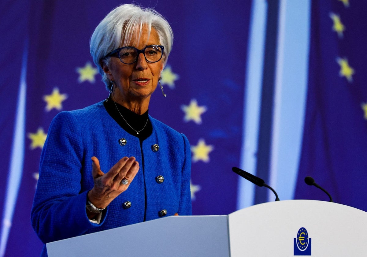 Christine Lagarde, presidenta del BCE
