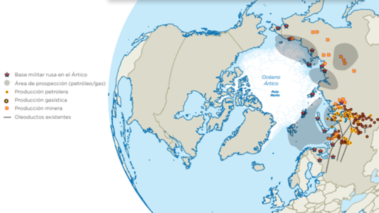 Rusia, cuestiones militares y energéticas en torno al Ártico