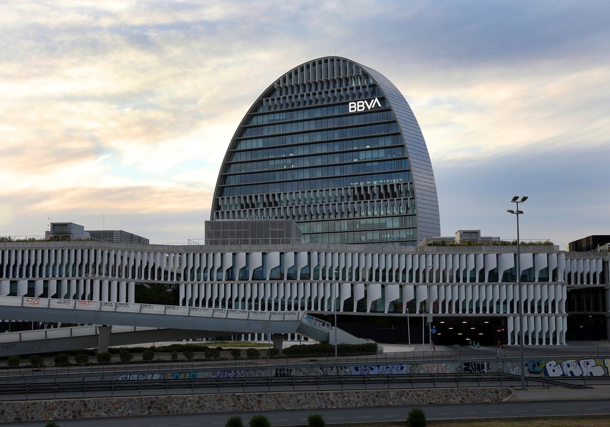 La sede de BBVA en Madrid