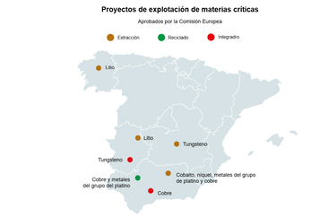 Bruselas apoyará la apertura de minas para extraer materiales críticos en Europa, siete de ellas en España