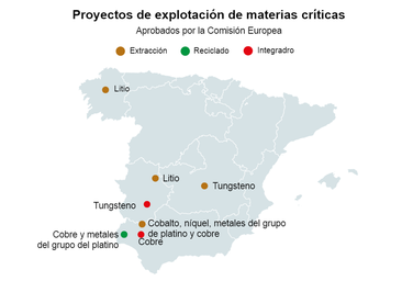 Bruselas apoyará la apertura de minas para extraer materiales críticos en Europa, siete de ellas en España