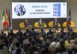 Enrico Letta avisa de que los problemas de Europa van más allá del rearme