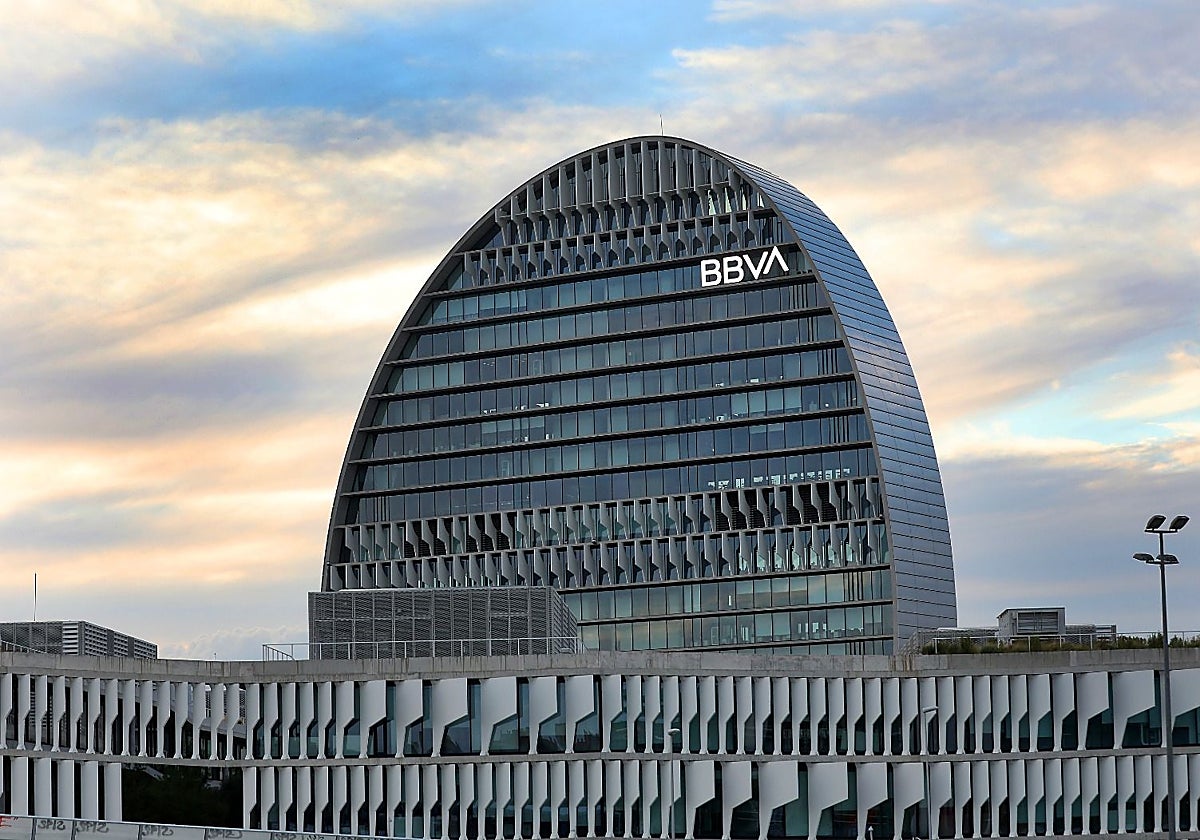 La sede de BBVA en Madrid