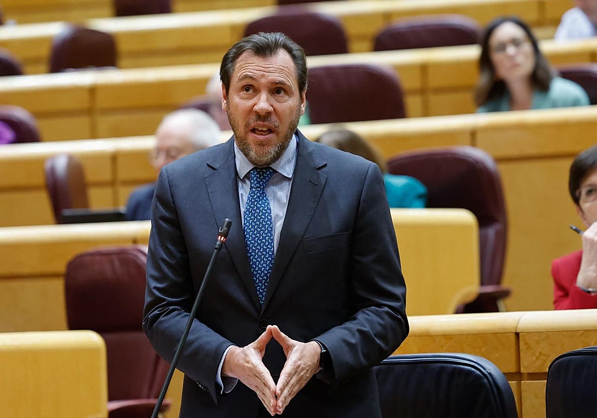 El ministro de Transportes, Óscar Puente