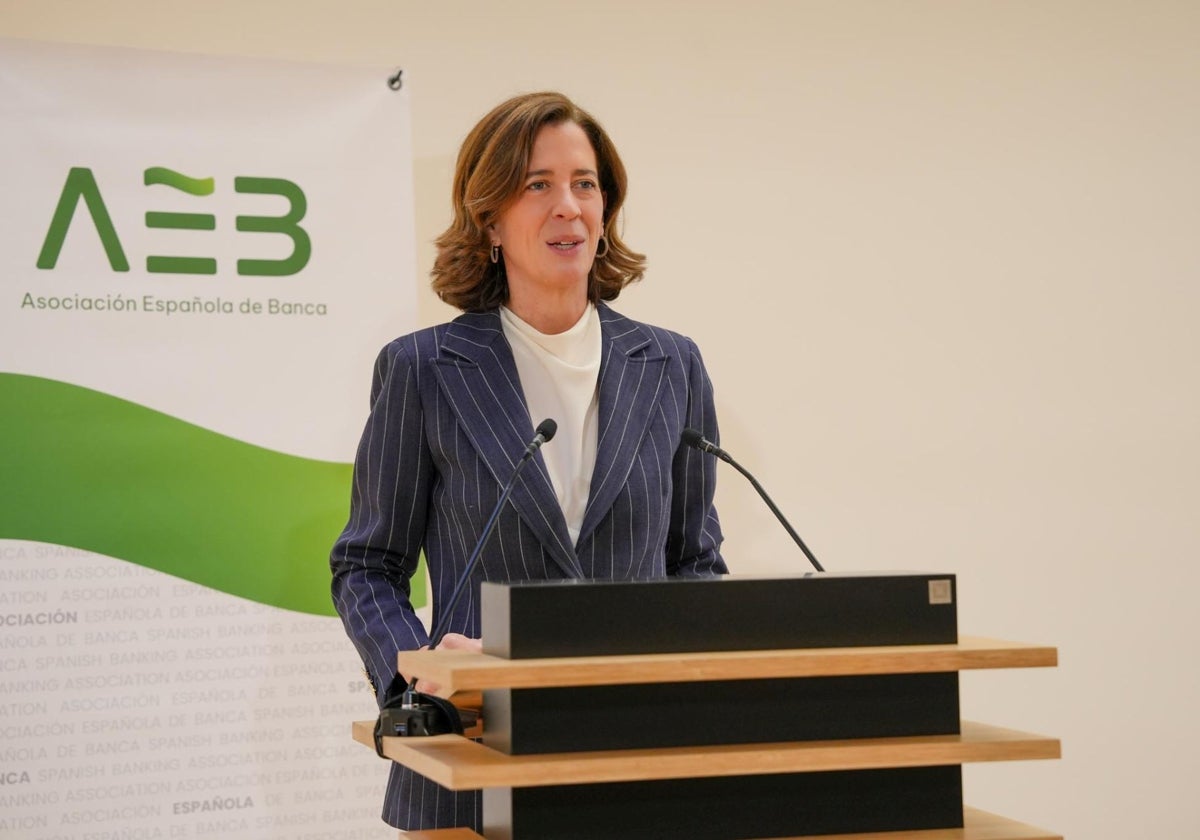 La presidenta de la Asociación Española de Banca Privada (AEB), Alejandra Kindelán