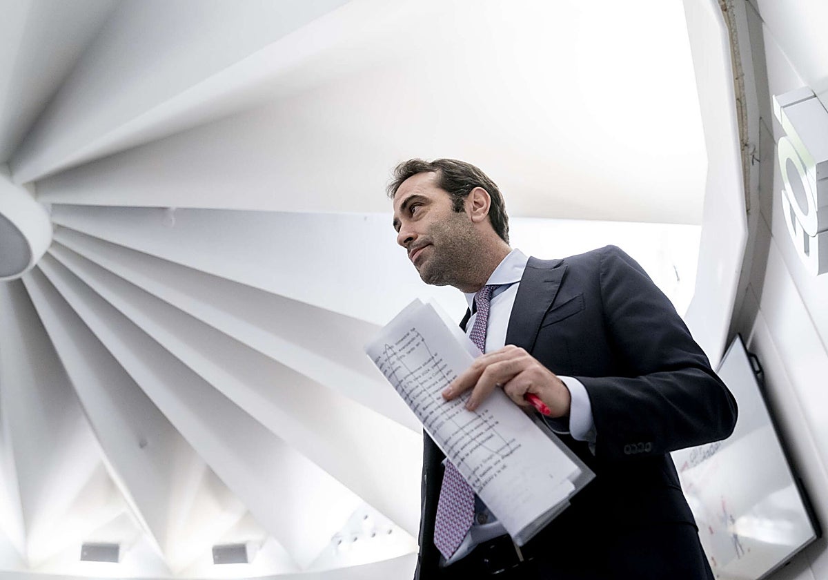 El ministro de Economía, Carlos Cuerpo