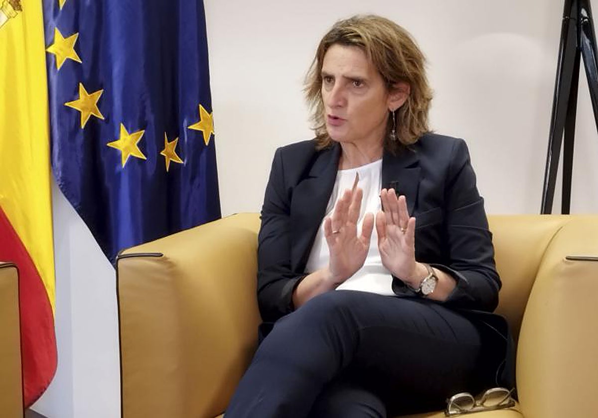 La vicepresidenta europea, Teresa Ribera