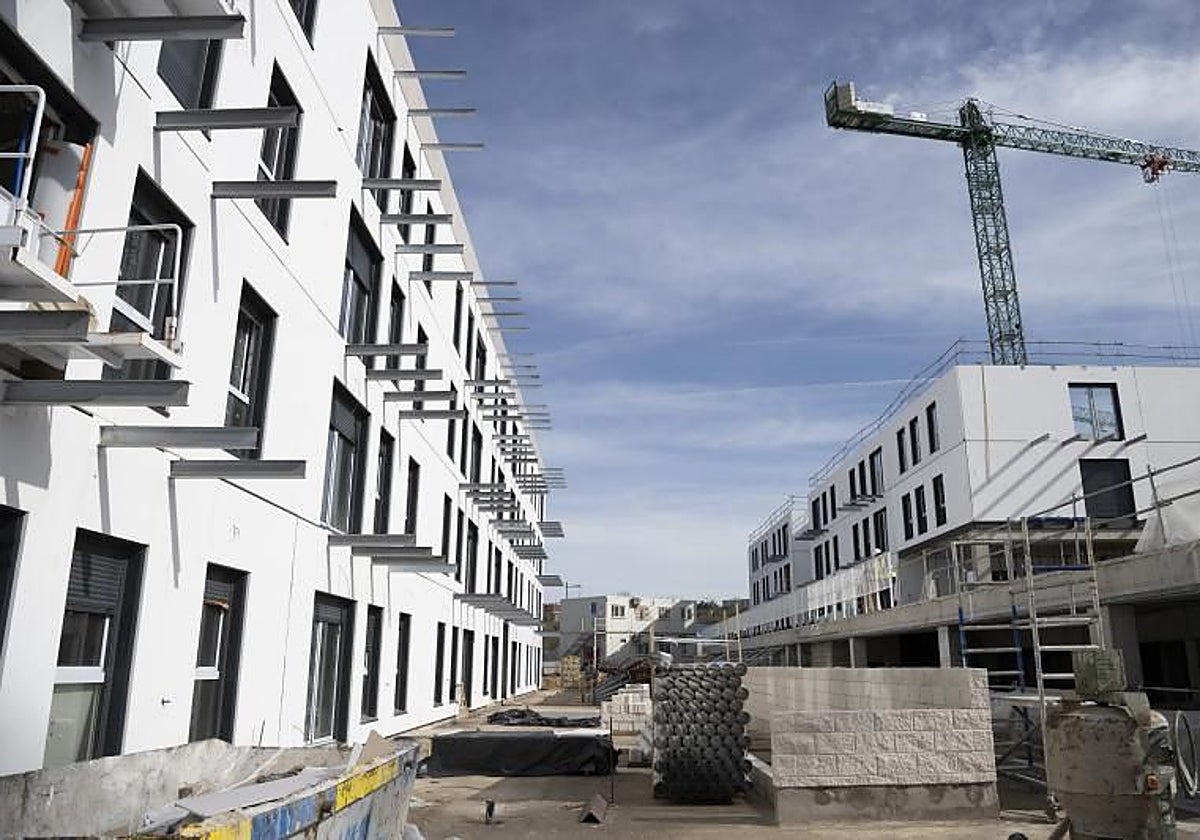 Viviendas en construcción