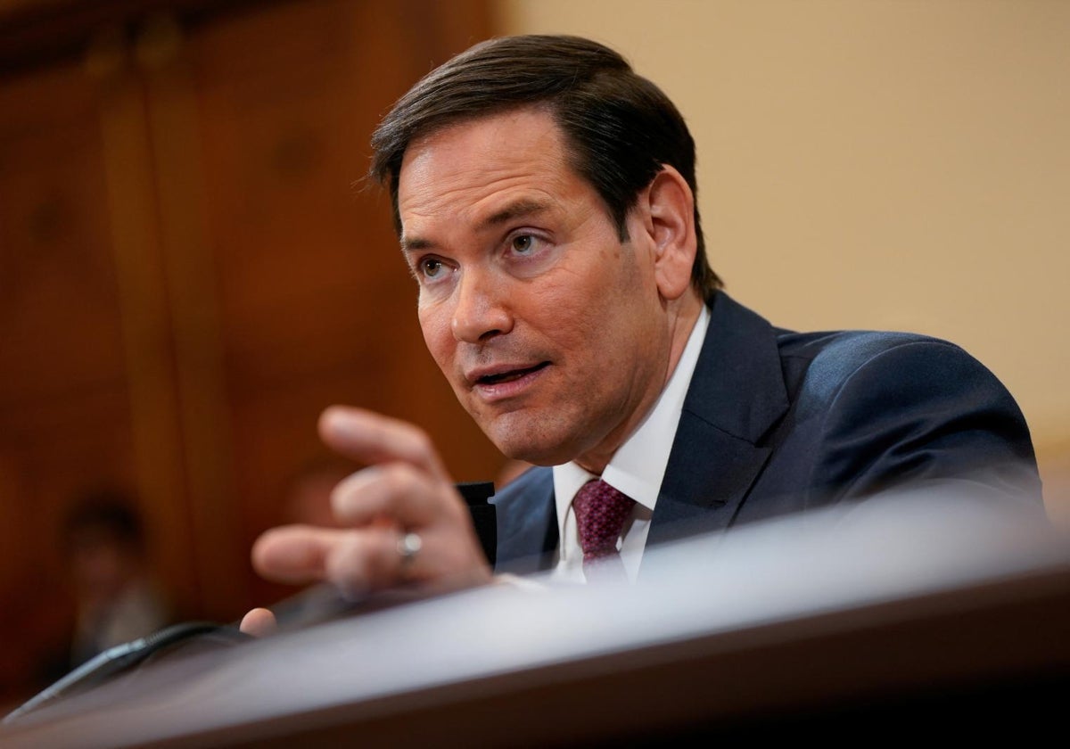 El secretario de Estado, Marco Rubio