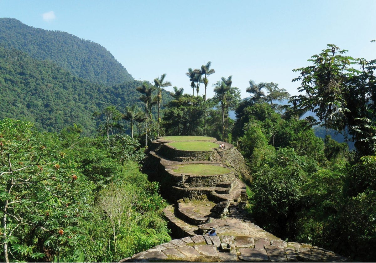 La Ciudad Perdida en la Sierra Nevada de Santa Marta (Colombia) es una nuestra de las maravillas naturales e históricas que tiene la Región
