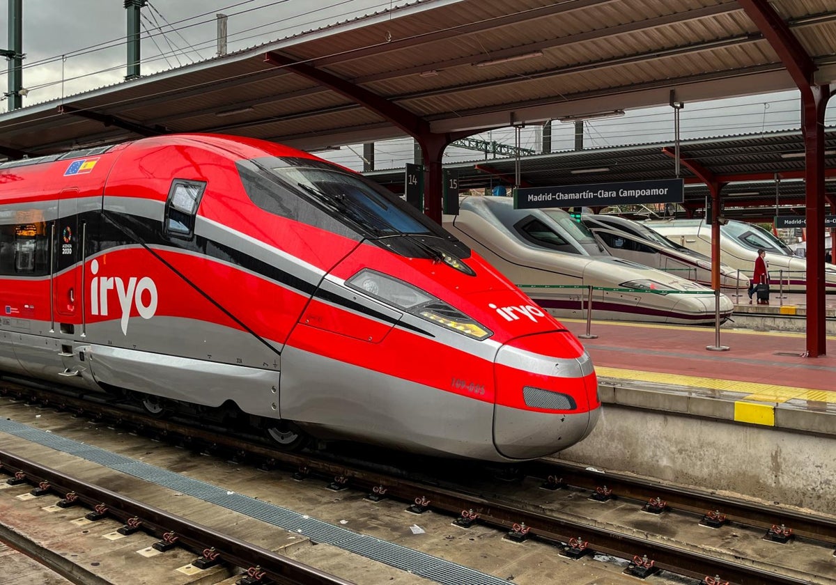Trenes de Iryo y Renfe