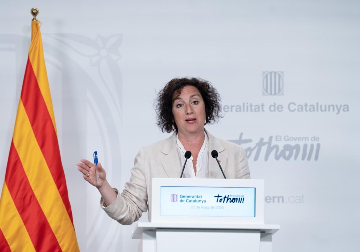 La consejera de Economía y Finanzas de la Generalitat de Cataluña, Alicia Romero