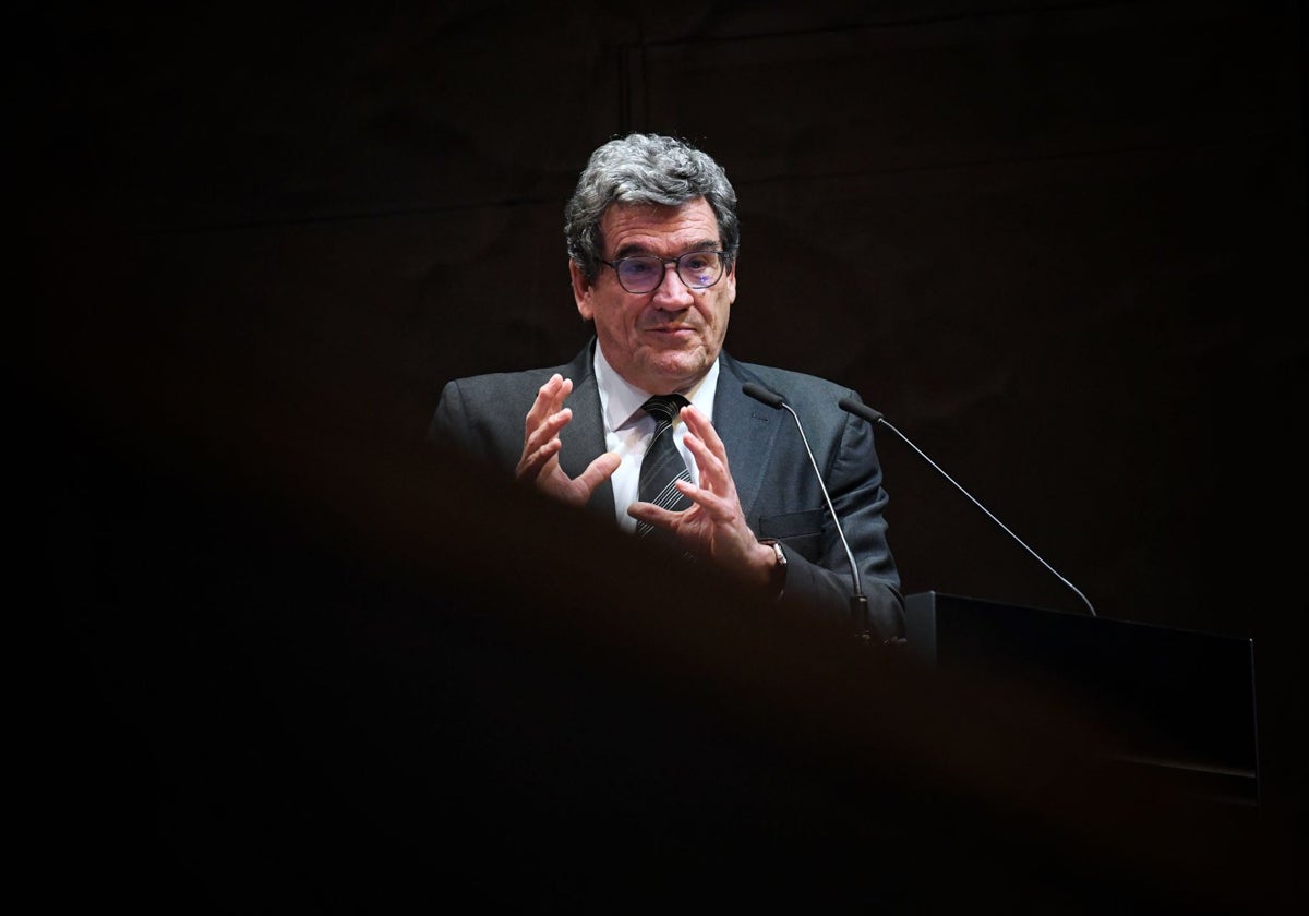 El gobernador del Banco de España, José Luis Escrivá, en el marco de la Cátedra Fundación La Caixa Economía y Sociedad, en el CaixaForum en marzo pasado