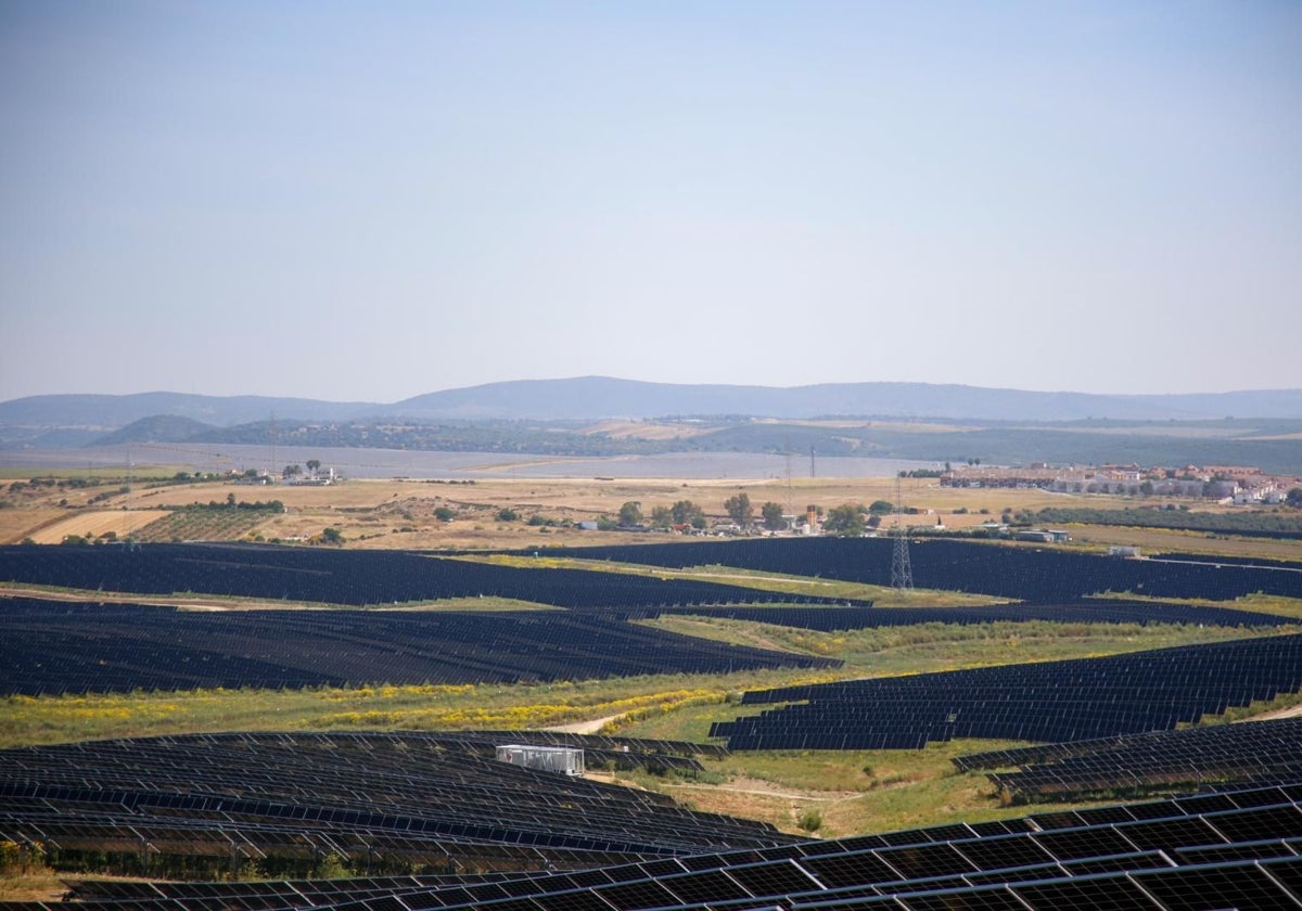 Una planta fotovoltaica en Guillena (Sevilla)
