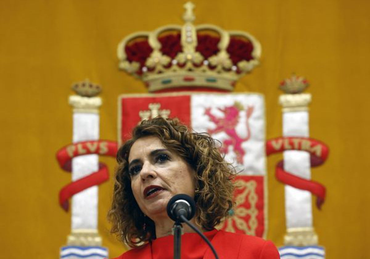 La ministra de Hacienda, María Jesús Montero