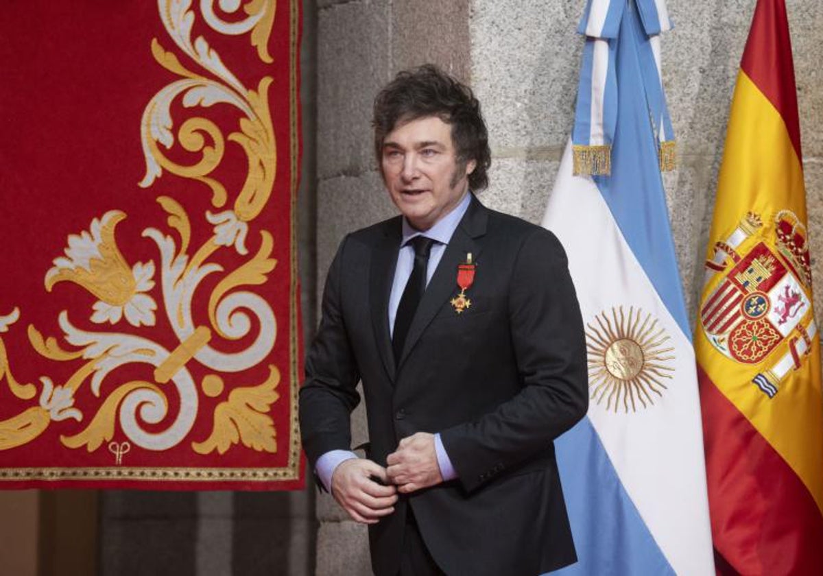 Javier Milei, presidente de Argentina