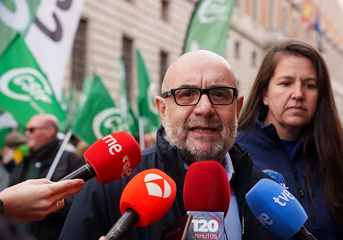 El presidente de CSIF, Miguel Borra