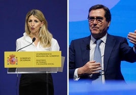 Yolanda Díaz llama a las empresas «corruptas» tras el caso Cerdán y Antonio Garamendi responde: «El que corrompe es el que tiene el poder»